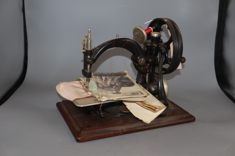 A Wilcox and Gibbs Patent sewing machine